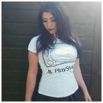 geeky t-shirts Playstation Girl Gamer Galaxy vs Dirtees t-shirts geeky fasion girlgamer gamergirl female gamer