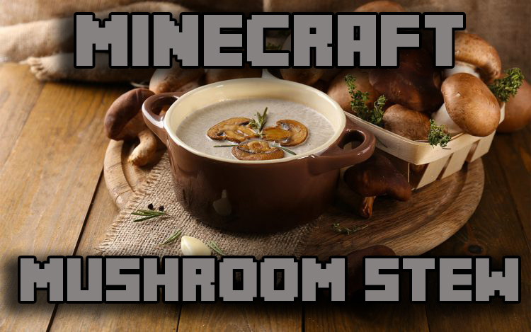 Minecraft mushroom stew girl gamer christmas recipe