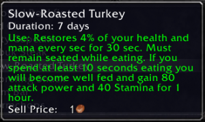 Slow roasted turkey