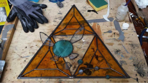 legend of zelda stained glass