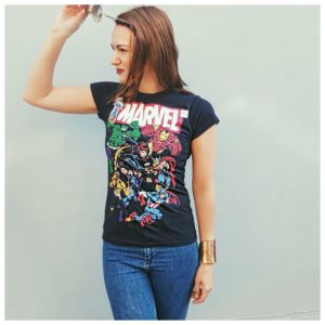 Marvel Girl Gamer Galaxy vs Dirtees t-shirts geeky fasion girlgamer gamergirl female gamer
