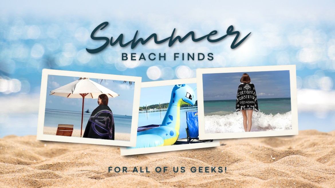 Geeky pool party summer beach finds
