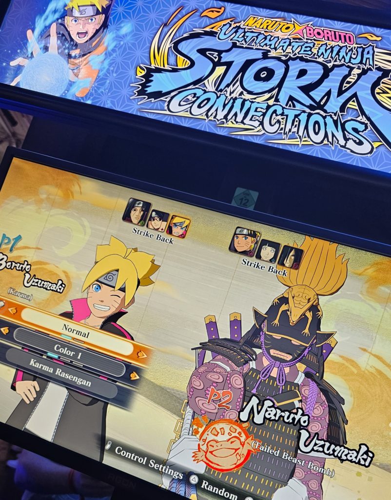 Naruto x Boruto ultimate storm connections fighting games at Gamescom